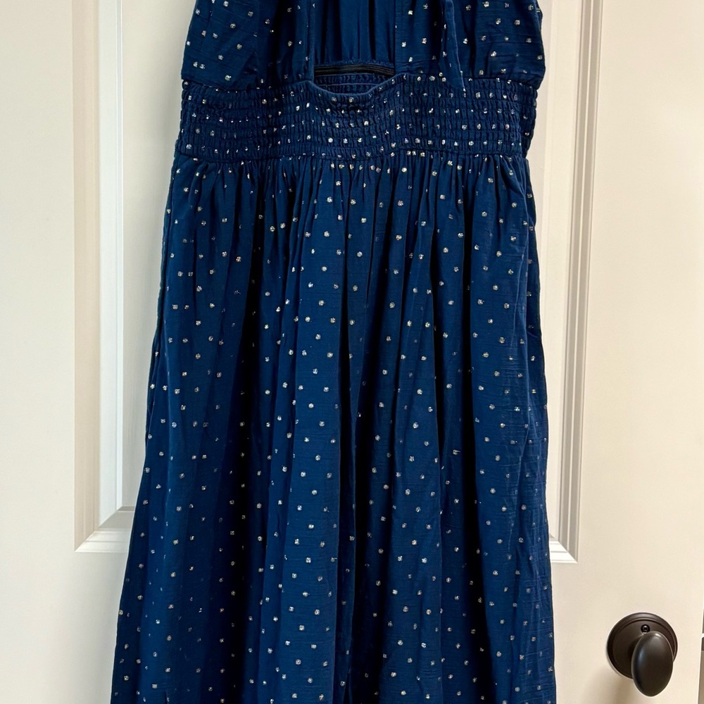 Boden navy maxi sundress 12R - Picture 3 of 5
